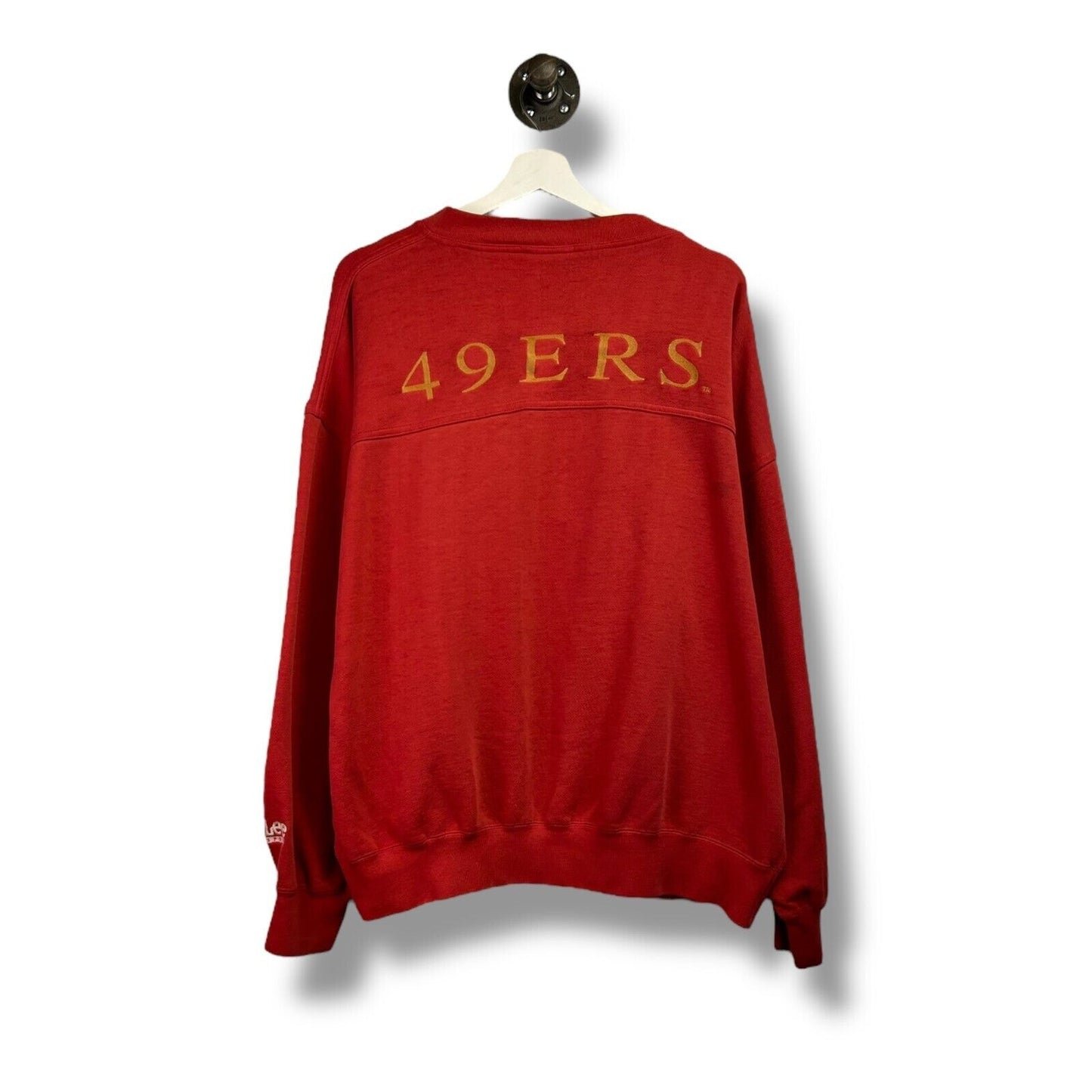 Vintage 90s San Fransisco 49ers NFL Embroidered Logo Football Sweatshirt Size XL