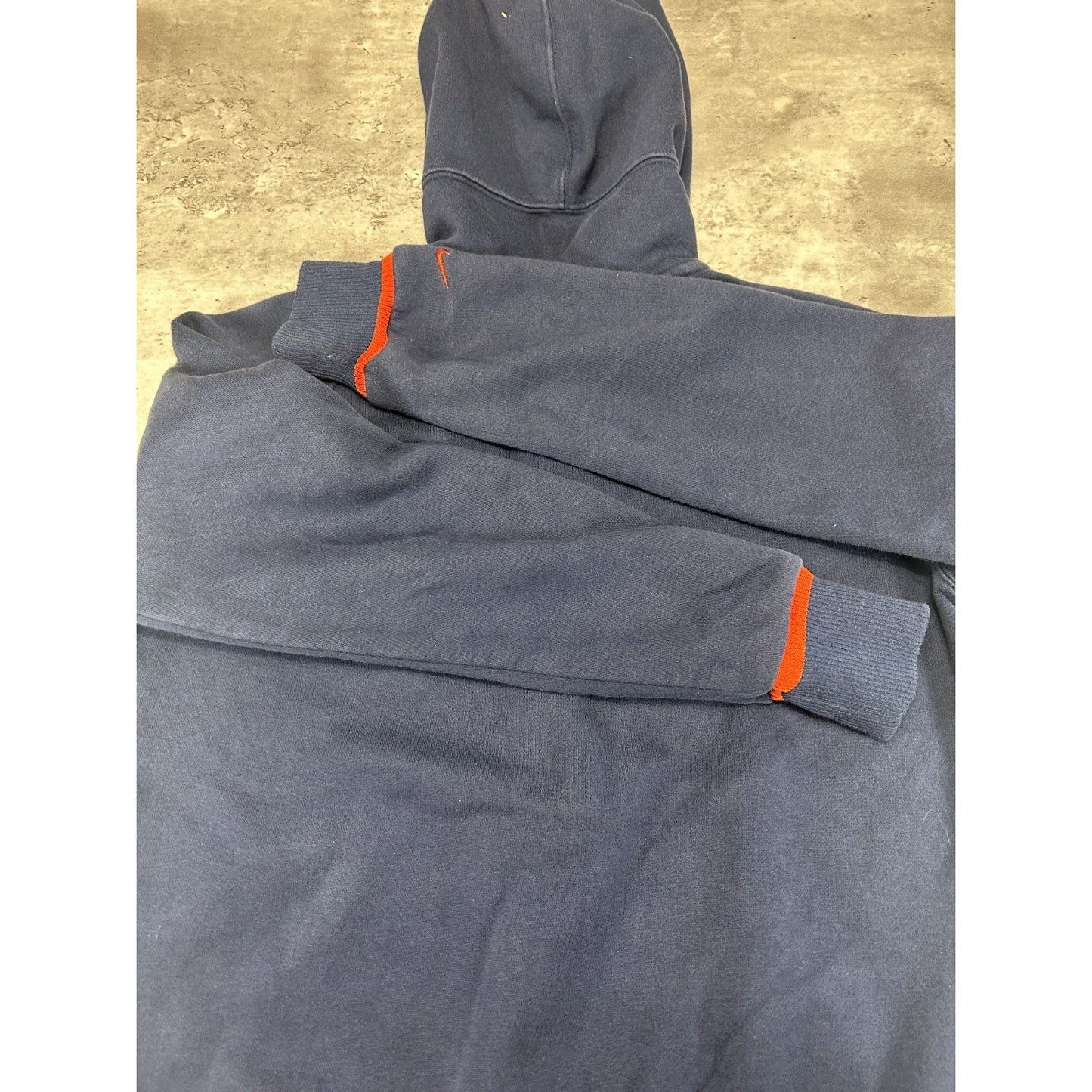 Vintage Illinois Illini NCAA Nike Full Zip Hooded Sweatshirt Sz YOUTH Medium