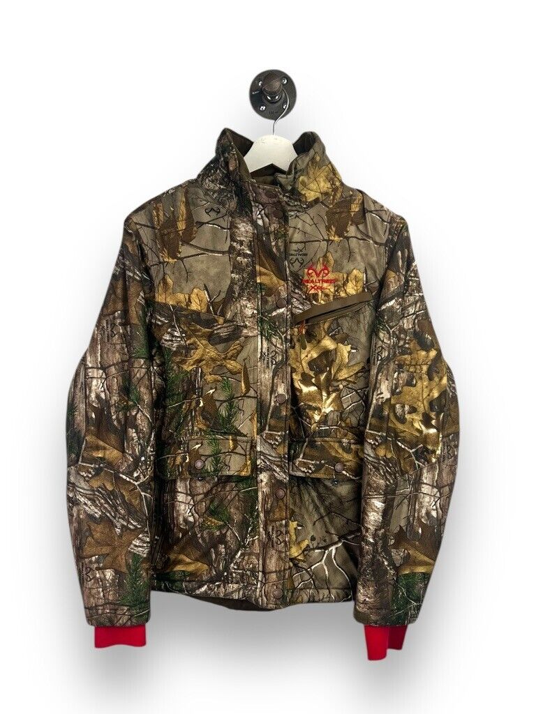 Real Tree Xtra Camo Full Zip Hunting Multi Pocket Jacket Size Large