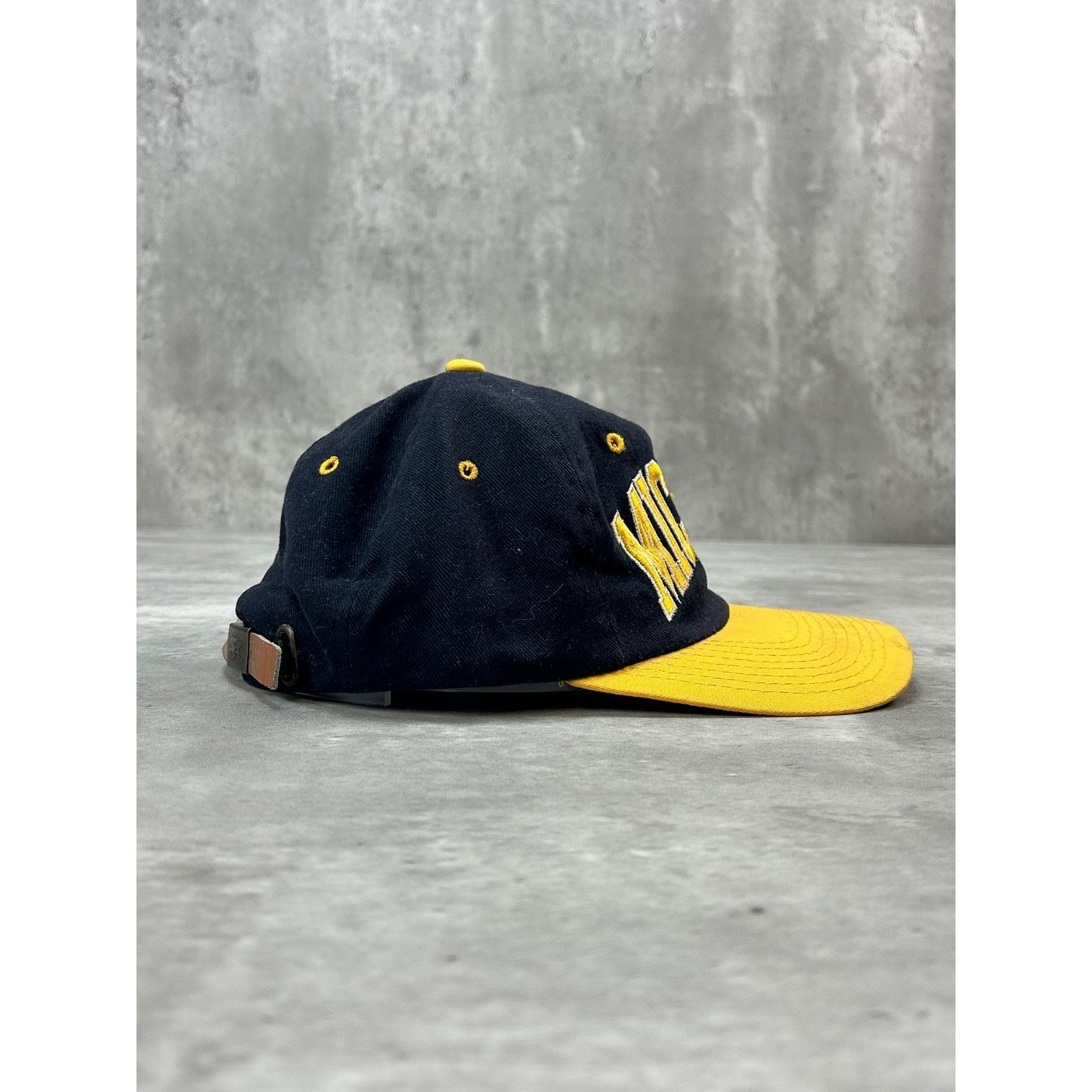 Vintage 90s Michigan Wolverines NCAA Starter Arc Spellout YOUTH Strapback Hat