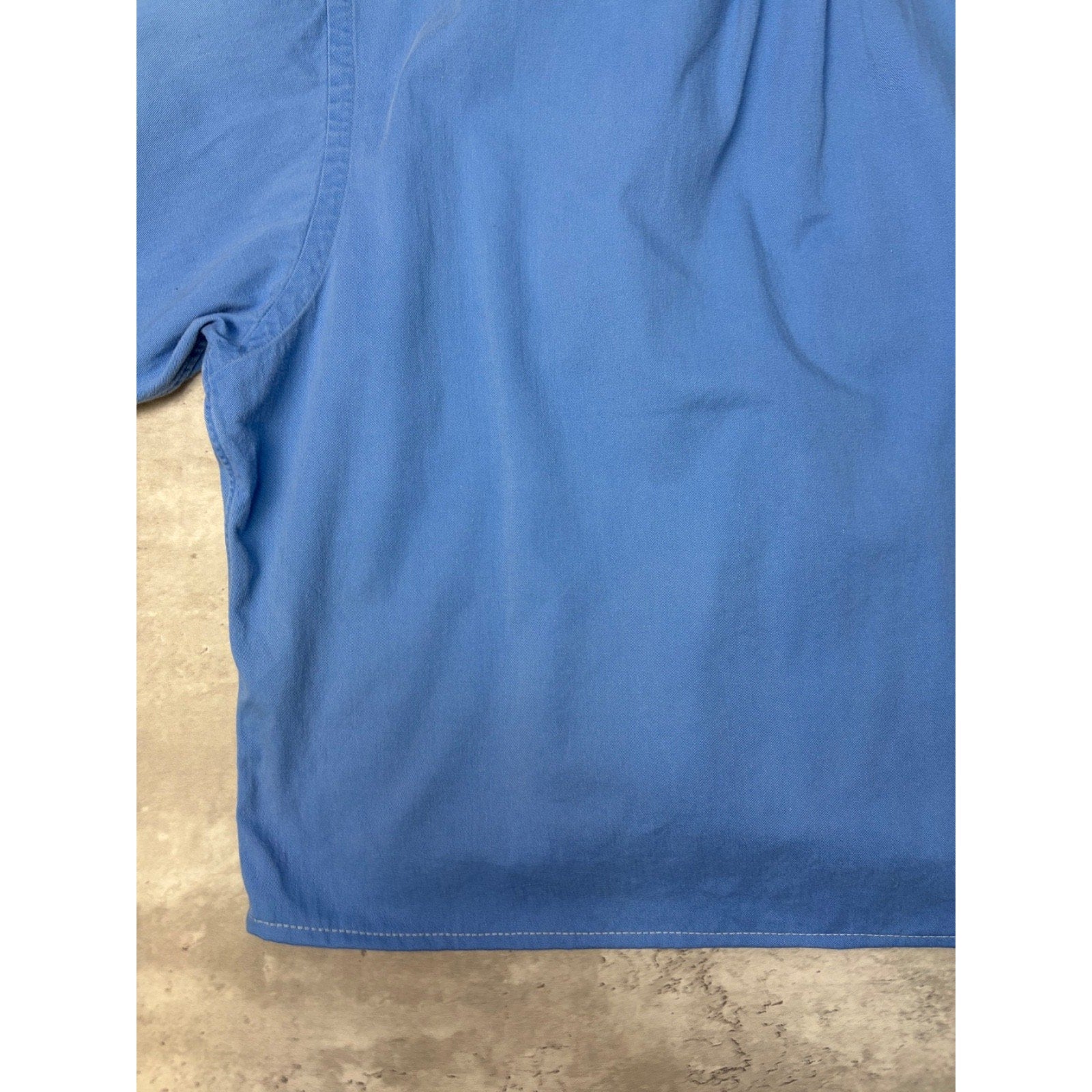 Vintage Polo Ralph Lauren Embroidered Pony Cropped Button Up Shirt Size 2XL