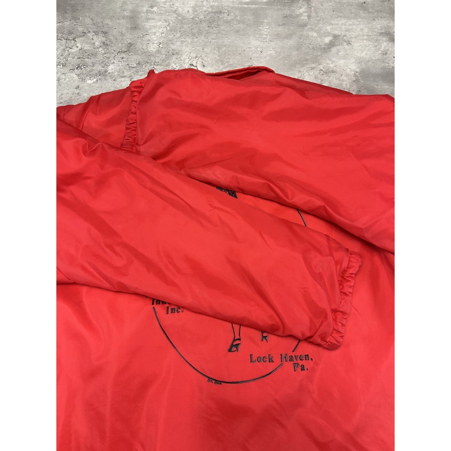 Vintage 80s New Haven Industries Nylon Coaches Jacket Size Medium