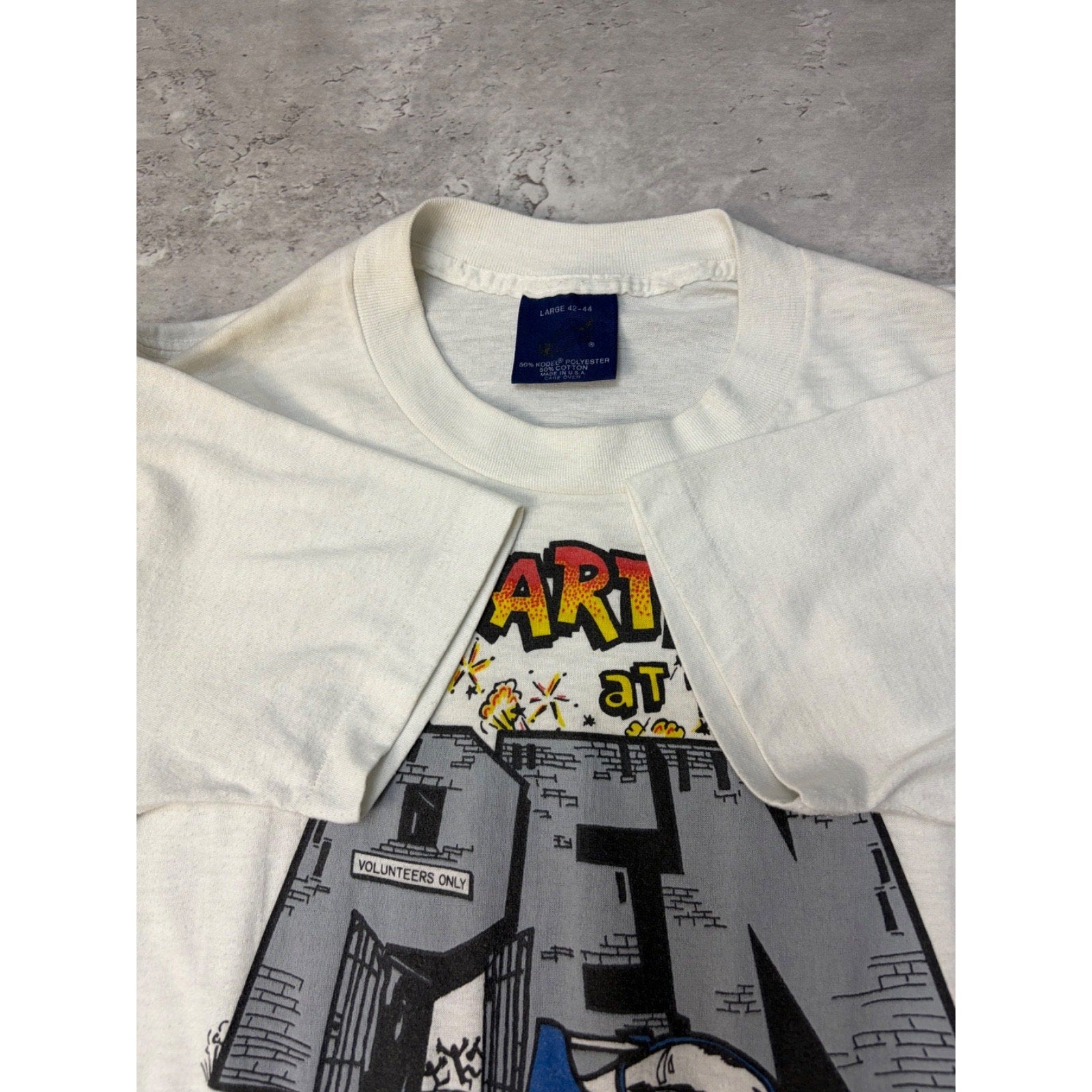 90s Columbus Ford Dealers 500 I Partied At The Pen Racing T-Shirt Size Large