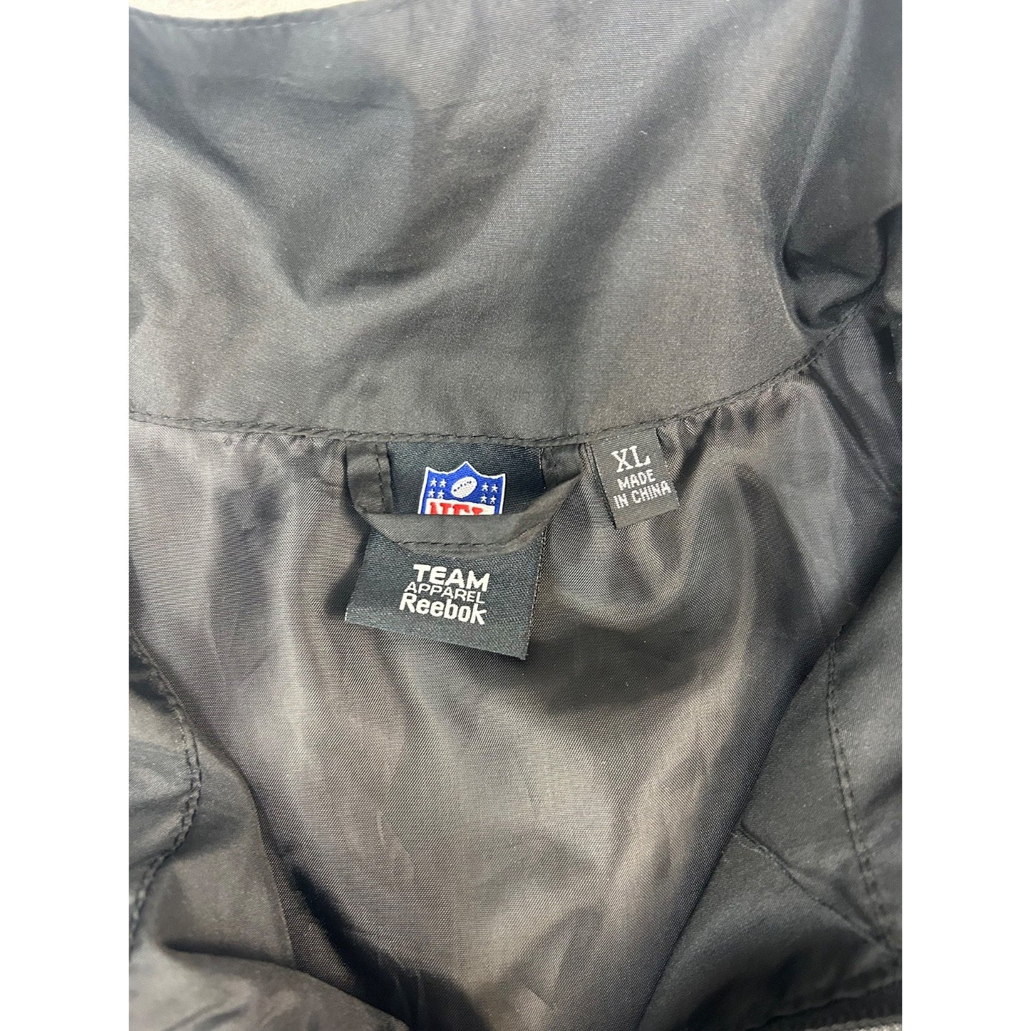 Vintage Detroit Lions NFL Embroidered Logo Nylon Windbreaker Jacket Size XL