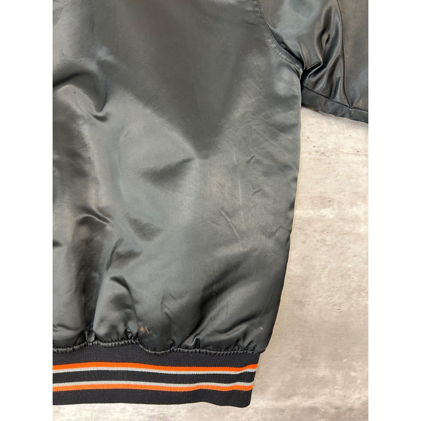 Vintage 80s/90s San Francisco Giants MLB Embroidered Satin Bomber Jacket Medium