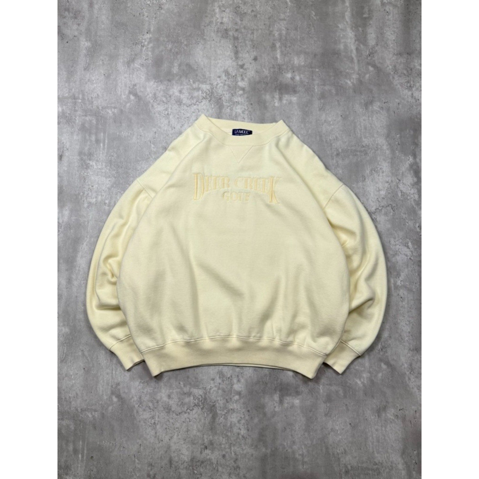 Vintage Deer Creek Golf Embroidered Spellout Sweatshirt Size XL