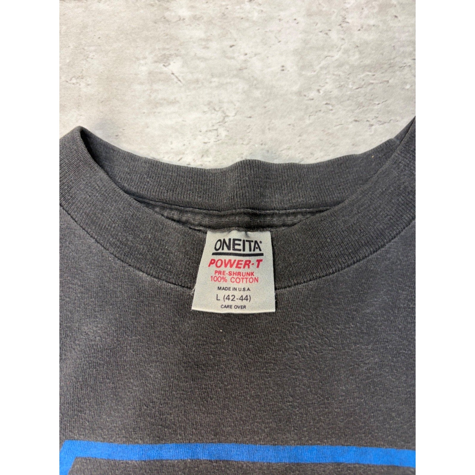 Vintage 90s Train Graphic T-Shirt Size Large