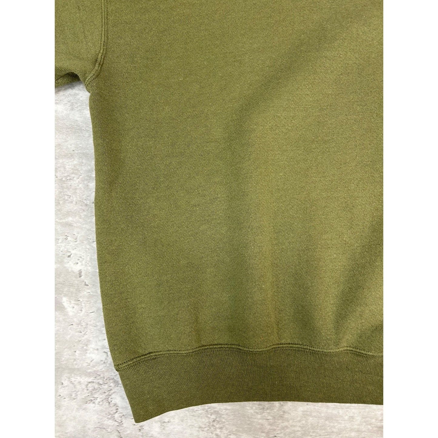 Vintage 90s USMC Military Crest Graphic Sweatshirt Size Medium Green