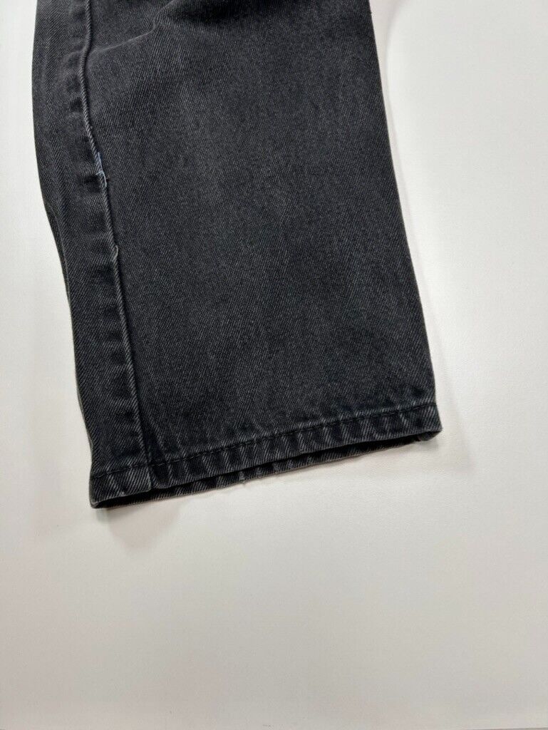 Levis 505 Red Tab Black Denim Pants Size 35