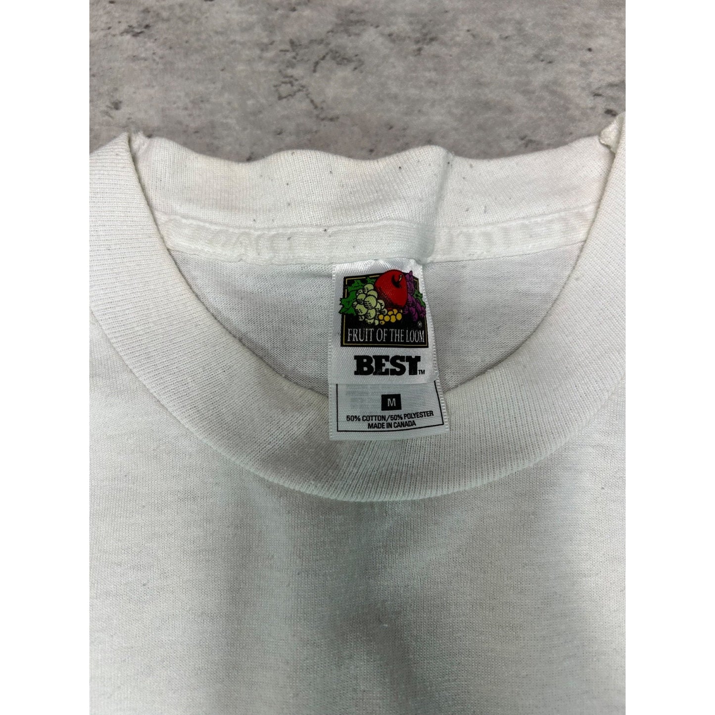 Vintage 1998 Ontario Handgun Association Graphic Crest T-Shirt Size Medium