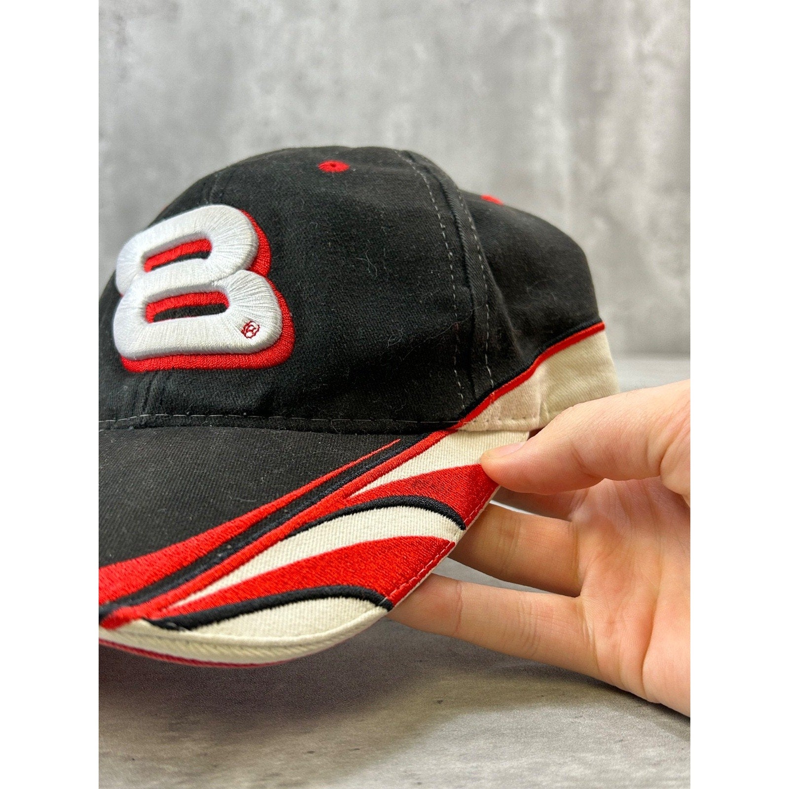 Vintage Dale Earnhardt Jr #8 Nascar Racing Embroidered Strapback Hat OSFA