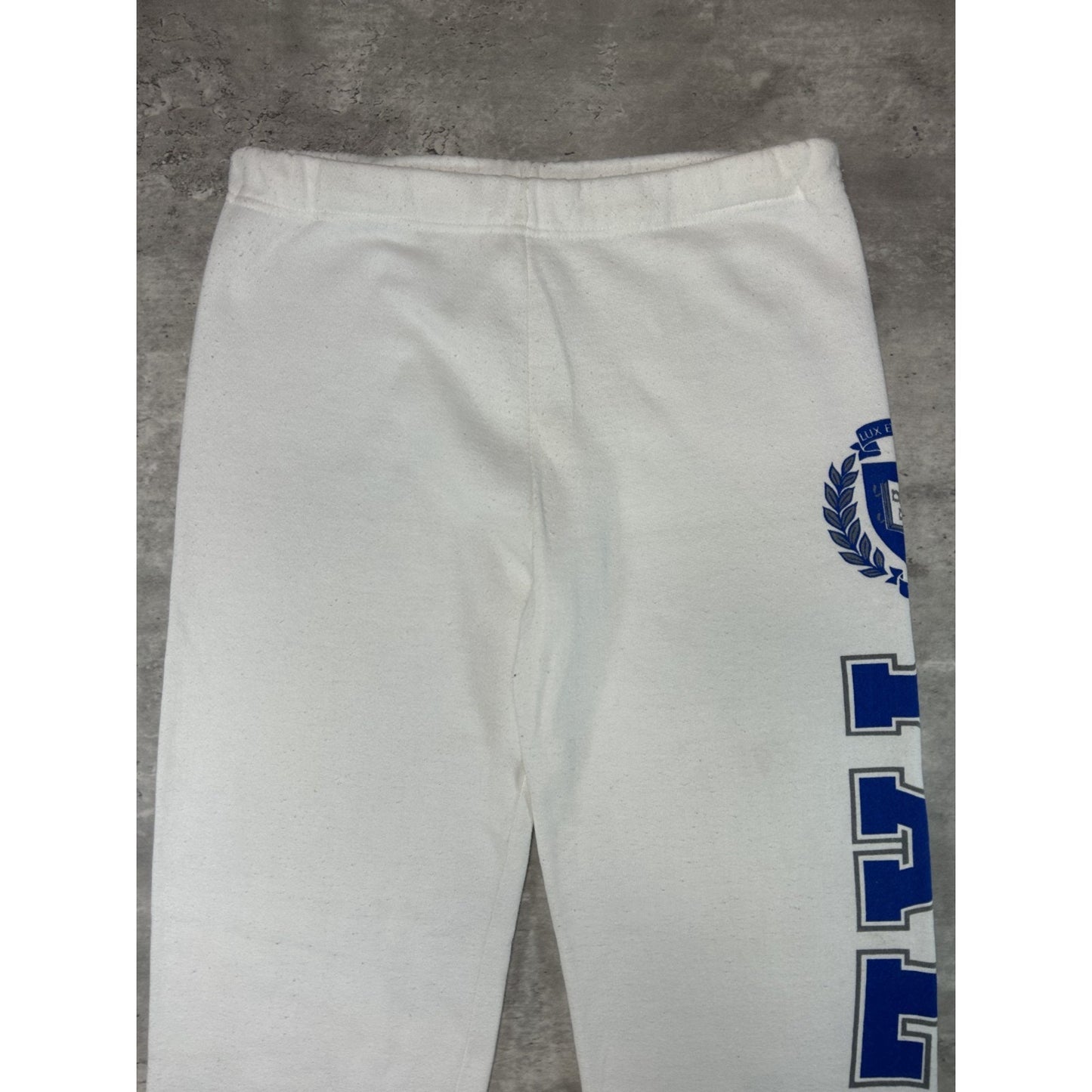 Vintage Yale Bulldogs NCAA Collegiate Crest Spellout Sweat Pants Size Large