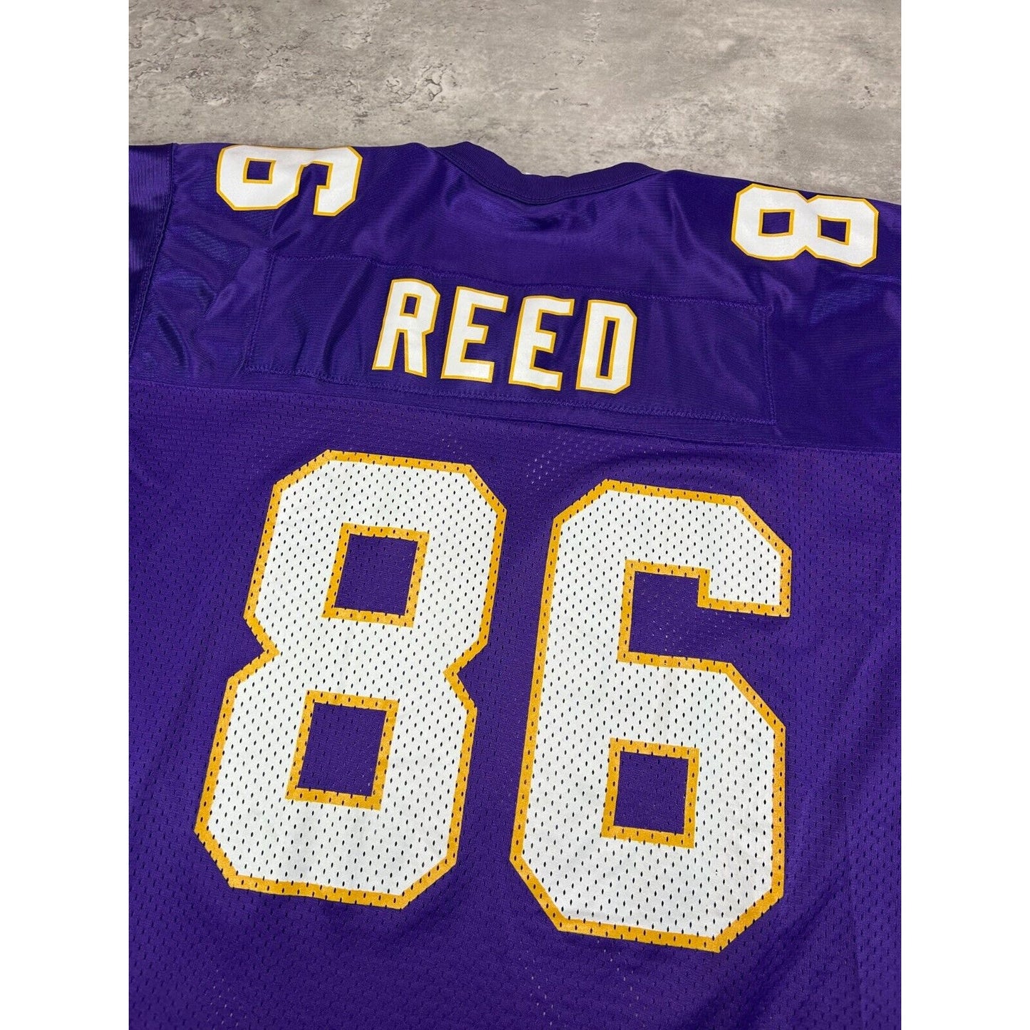 Vintage 1998 Jake Reed #86 Minnesota Vikings NFL Starter Jersey Size 48 Large