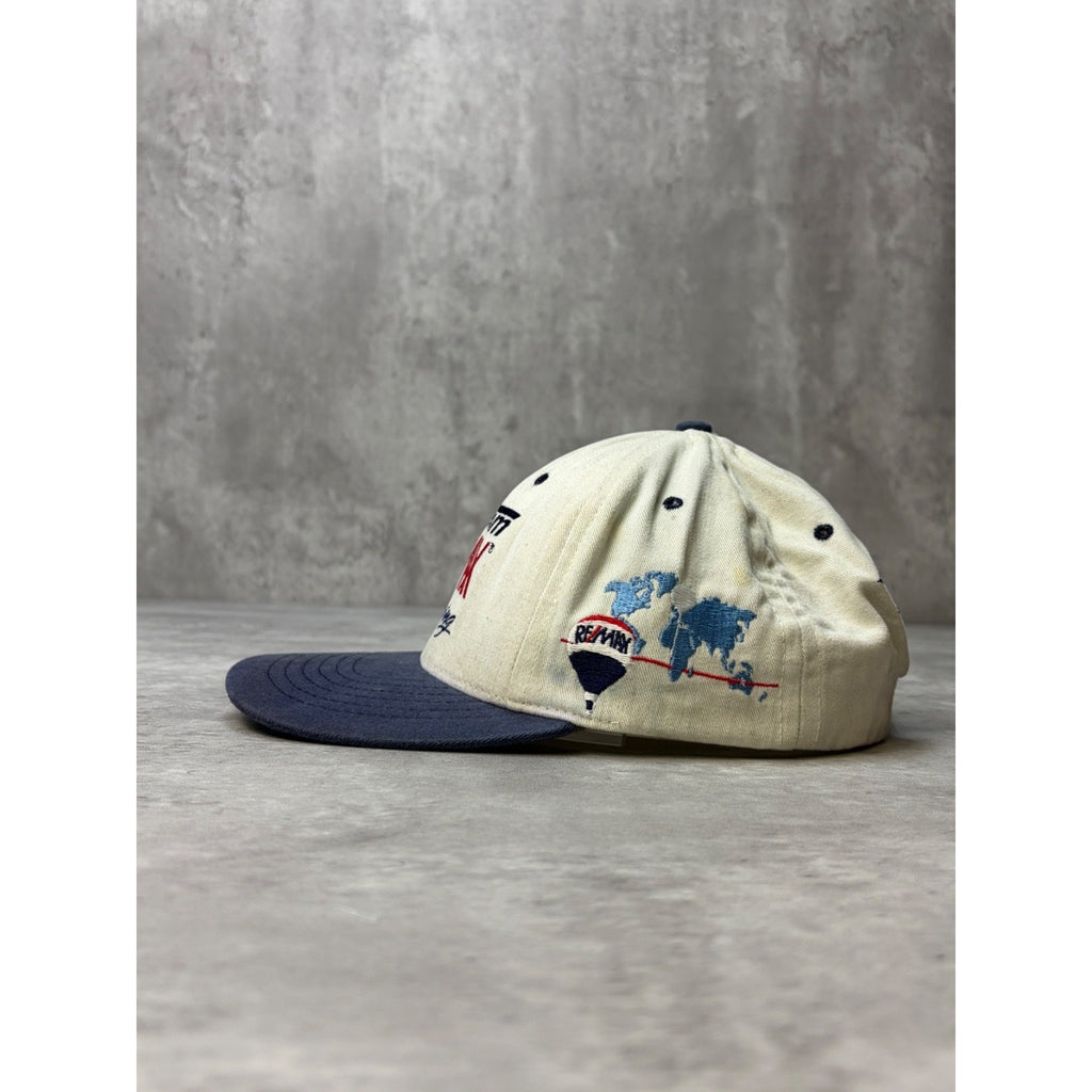 Vintage Team Remax Ballooning Spellout Strapback Hat OSFA