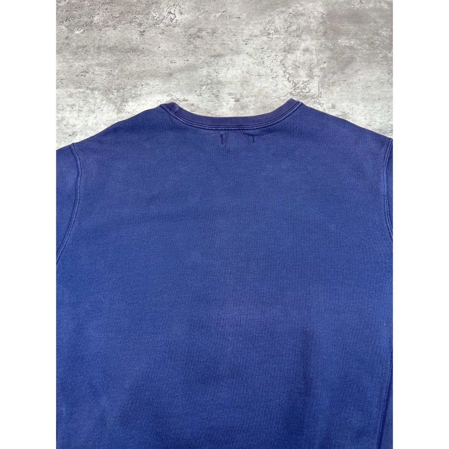 Vintage 90s Polo Ralph Lauren Embroidered Pony Pullover Sweatshirt Size XL Blue
