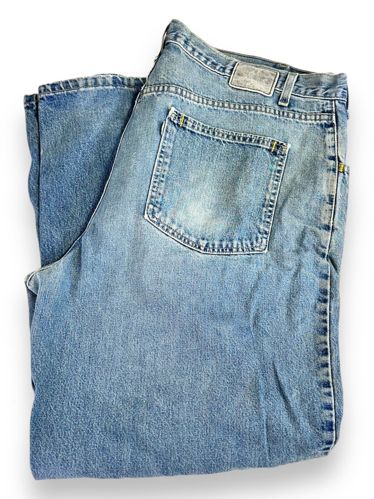 Vintage Levis Silver Tab Baggy Fit Light Wash Denim Pants Size 43W Blue