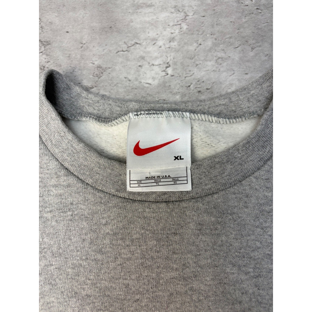 Vintage 90s Nike Embroidered Mini Swoosh Crewneck Sweatshirt Size XL