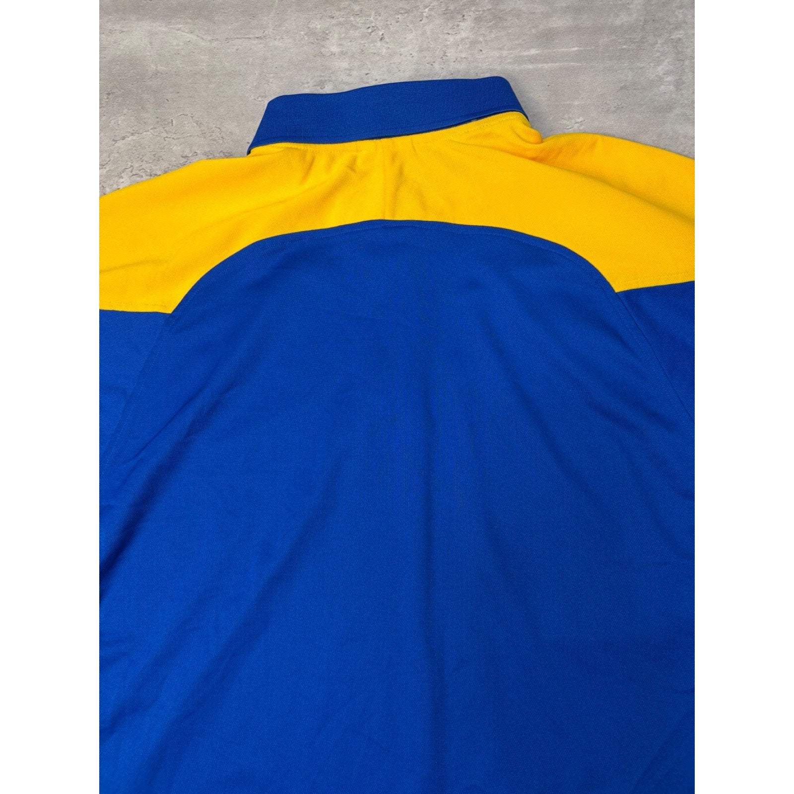 Vintage Adidas Two Tone Embroidered Logo 1/4 Zip Keeper Jersey Size Medium