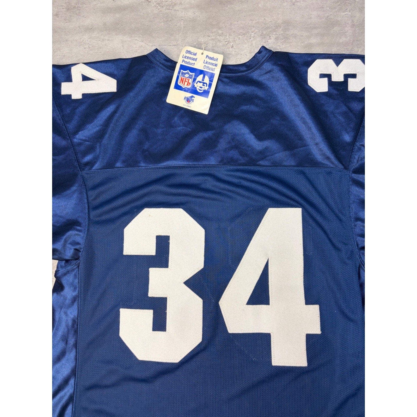 Vintage 80s/90s Walter Payton #34 Chicago Bears NFL Football Jersey Size Large