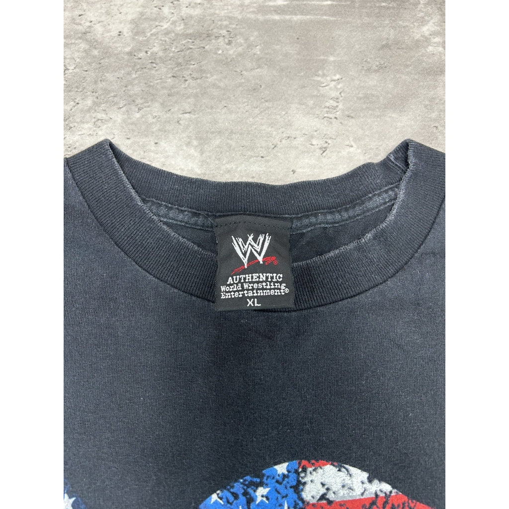 WWE The Rock Team Bring IT Wrestling Graphic T-Shirt Size XL Black