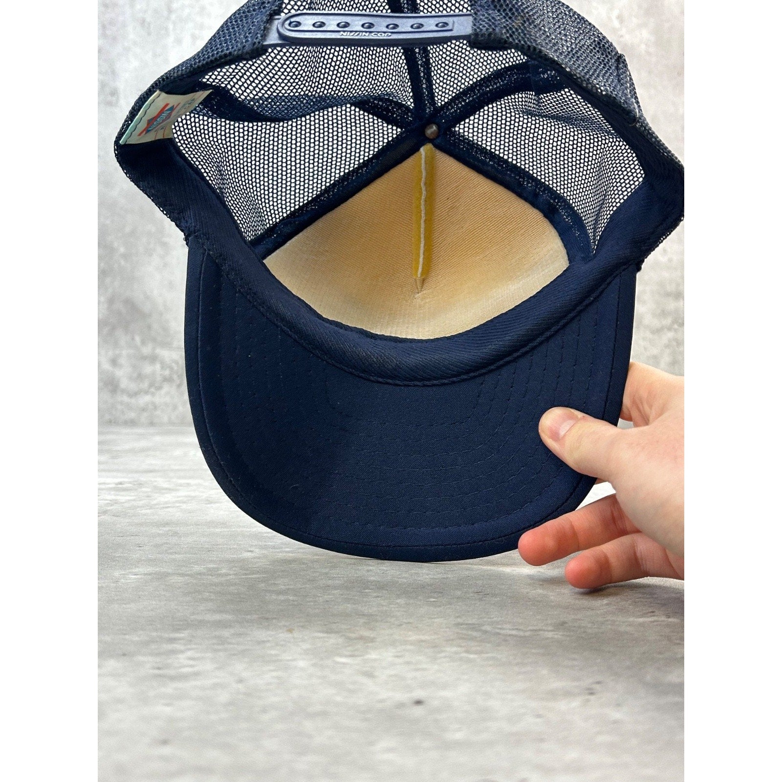 Vintage 80s Deadwood S.D. Casino Destination Graphic Trucker Snapback Hat OSFA