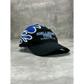 Vintage Kelleher Tire Flame Embroidered Racing Strapback Hat OSFA