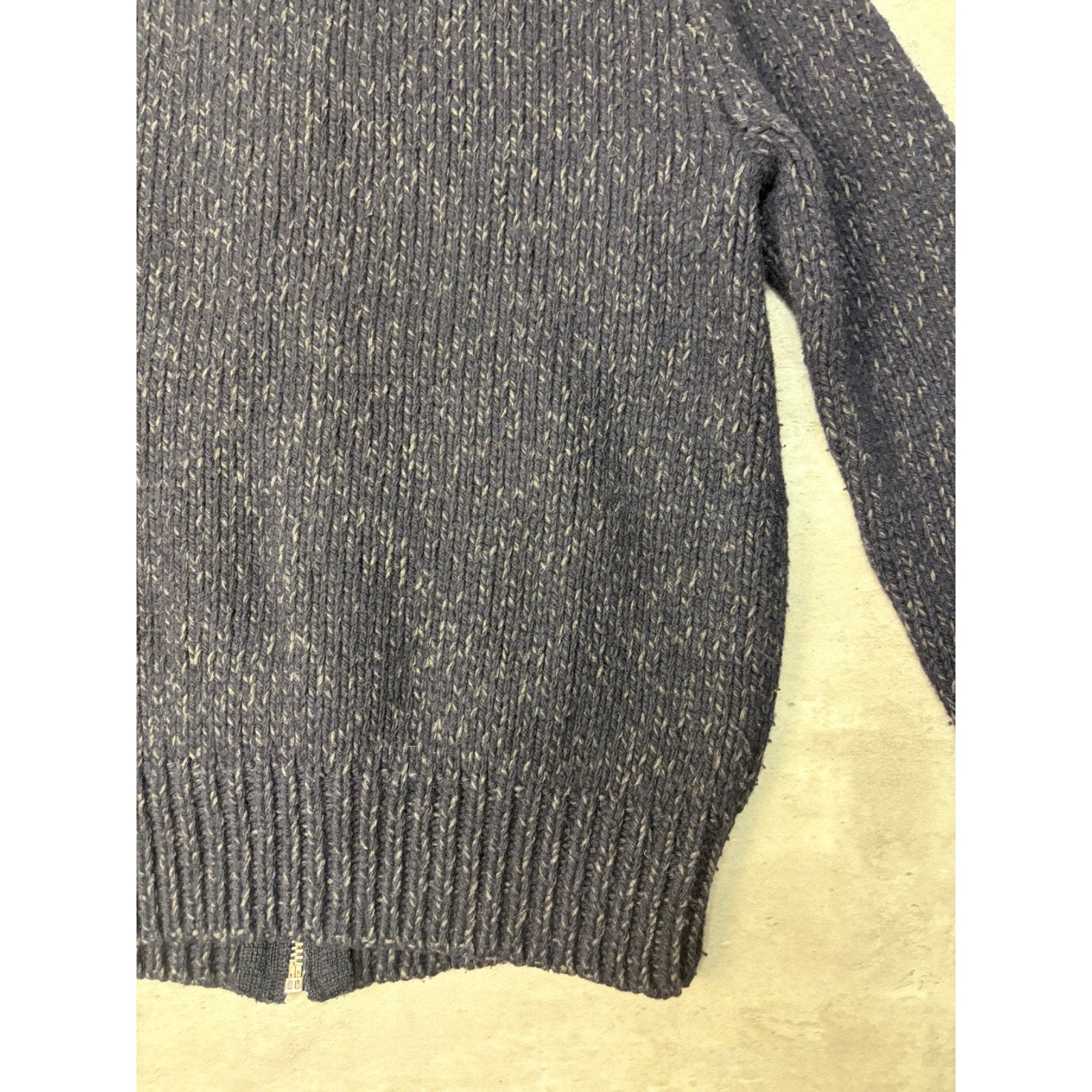 Vintage 90s Polo Ralph Lauren Full Zip Collared Black Knit Sweater Size Small