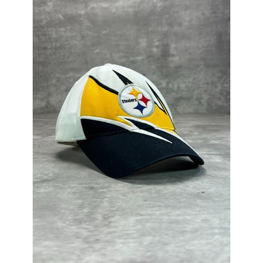 Vintage Pittsburgh Steelers NFL Embroidered Logo Football Snapback Hat OSFA