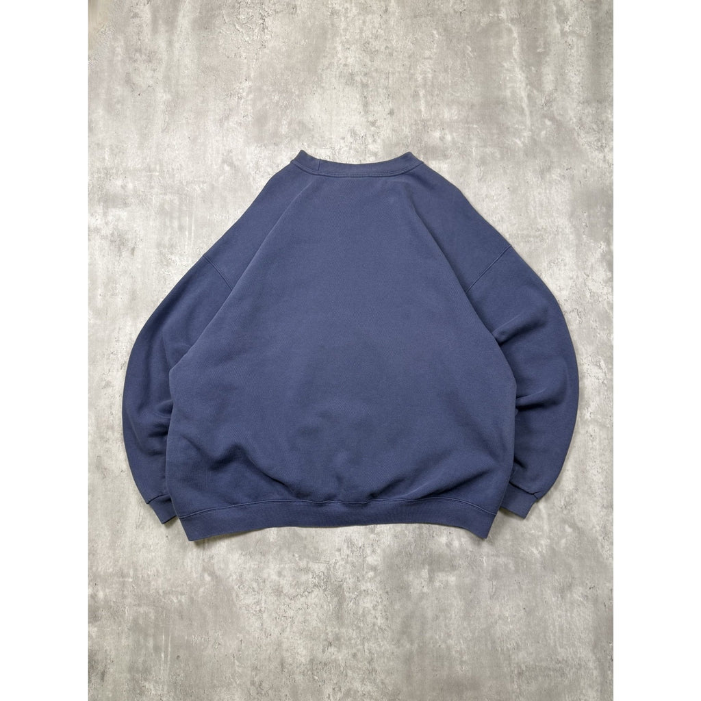 Vintage Nike Tonal Embroidered Mini Swoosh Sweatshirt Size 2XL