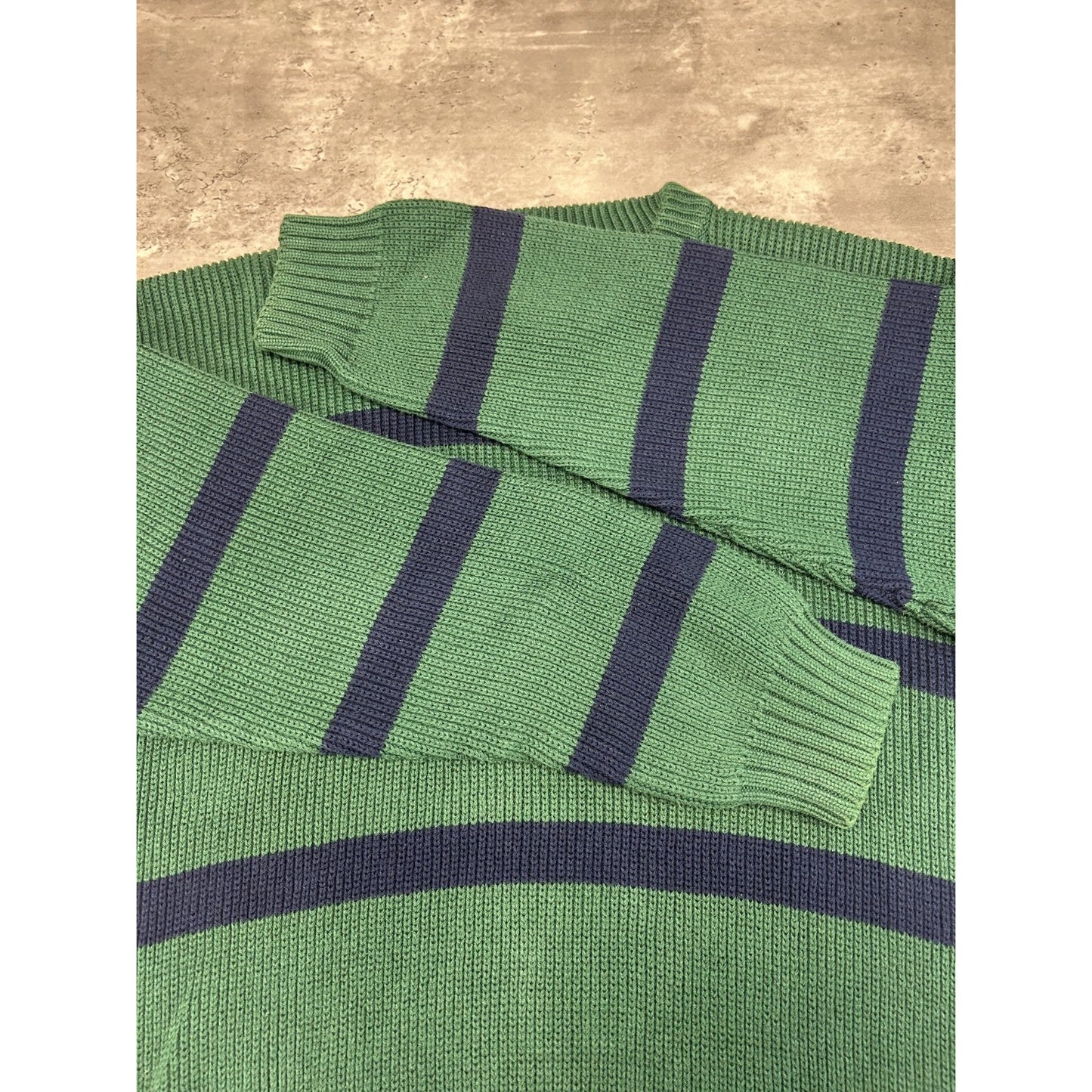 Vintage 90s Eddie Bauer Striped Pullover Ribbed Knit Sweater Size Large