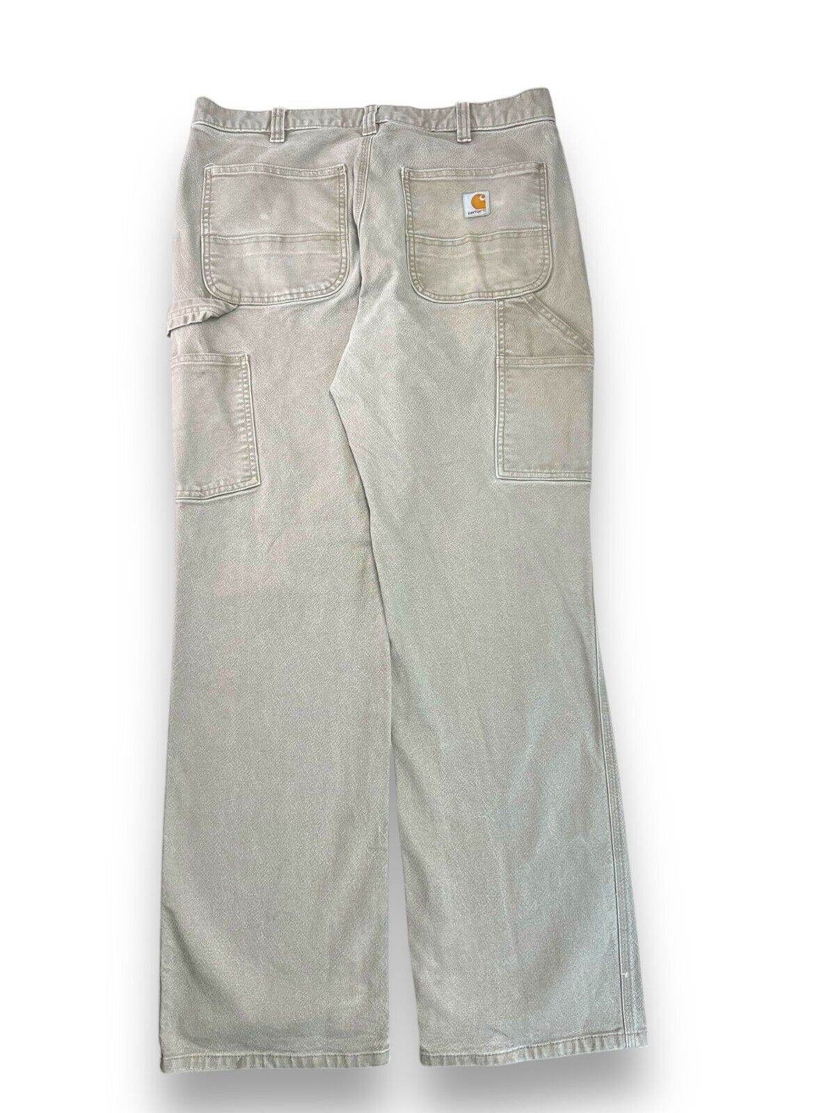 Carhartt Relaxed Fit Canvas Workwear Carpenter Pants Size 33W Tan