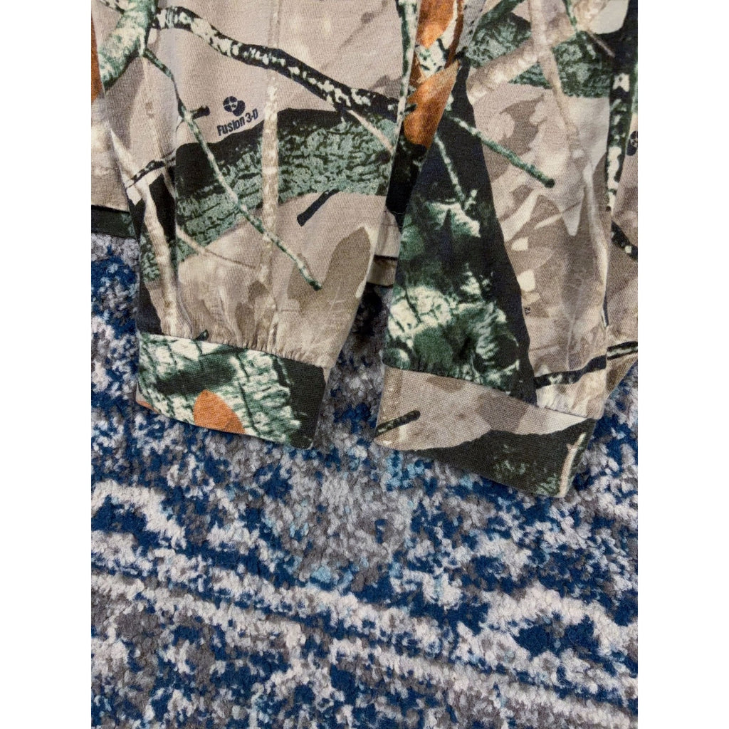 Vintage Outfitters Ridge Fusion 3D Camo Long Sleeve Hunting T-Shirt Size XL