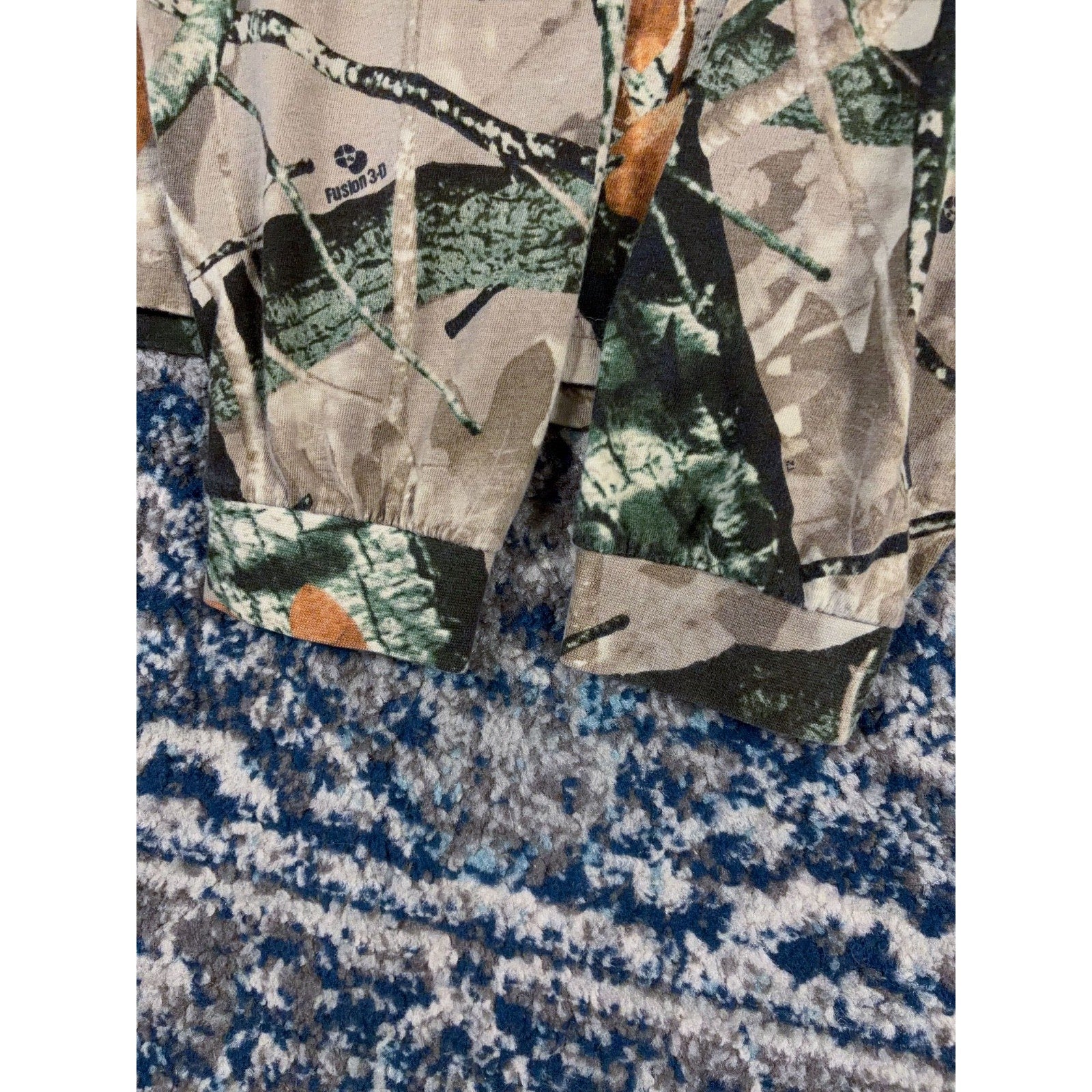 Vintage Outfitters Ridge Fusion 3D Camo Long Sleeve Hunting T-Shirt Size XL