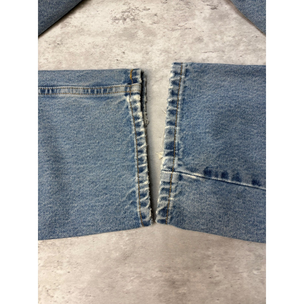 Vintage 90s Levis 550 Red Tab Light Wash Denim Pants Size 34