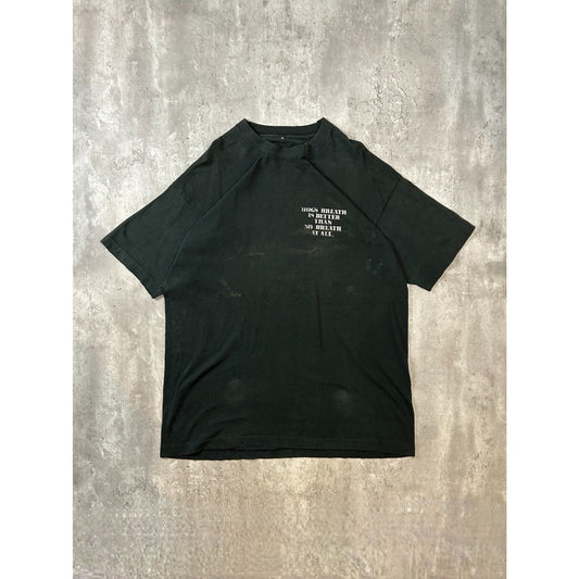 Vintage 90s Hogs Breath Saloon Graphic Spellout Destination T-Shirt Size XL