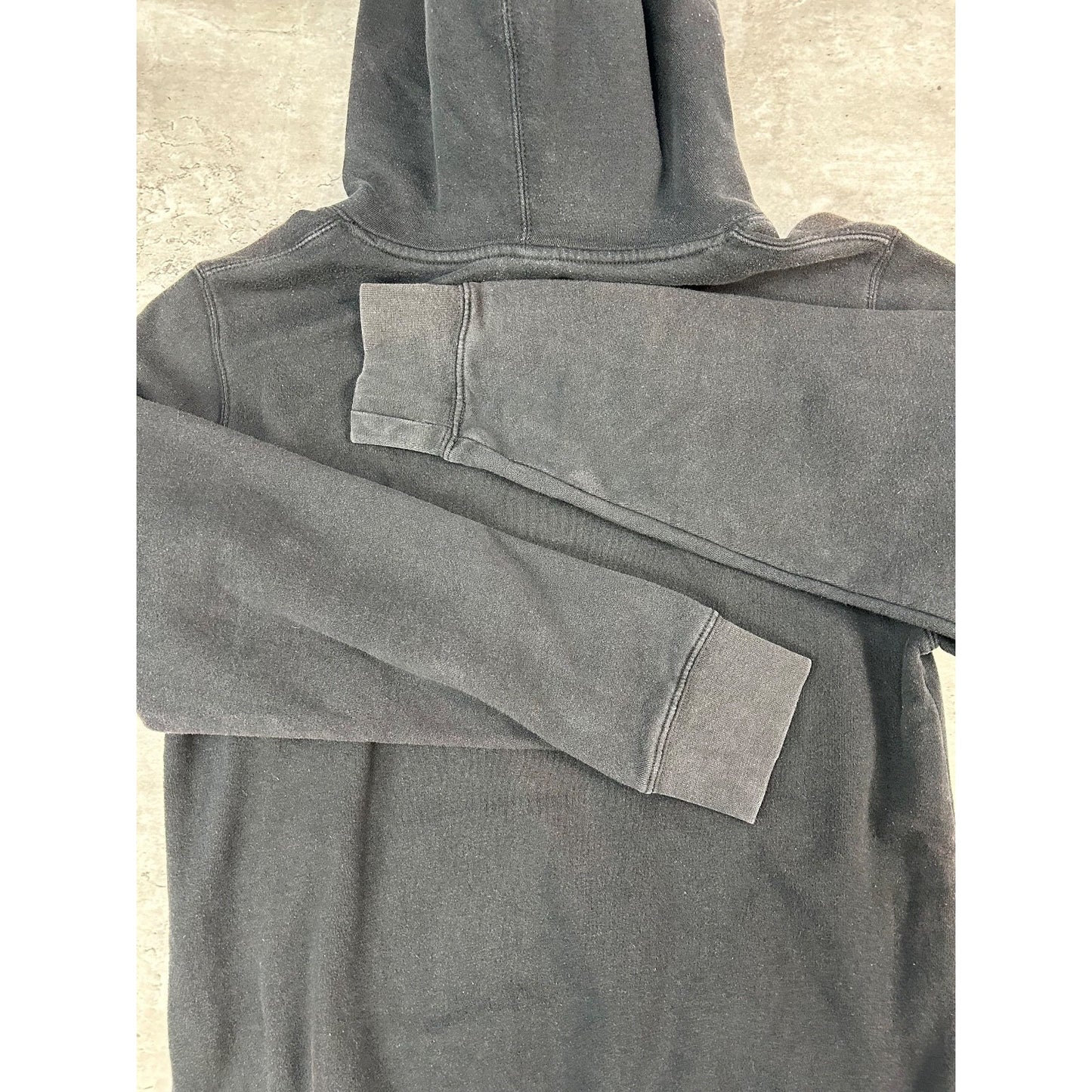 Vintage Stussy Knowledge Spellout Graphic Hooded Sweatshirt Size Small