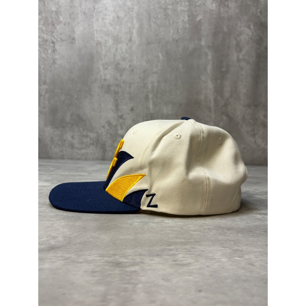 Vintage West Virginia Mountaineers NCAA Zephyr Sharktooth Snapback Hat OSFA