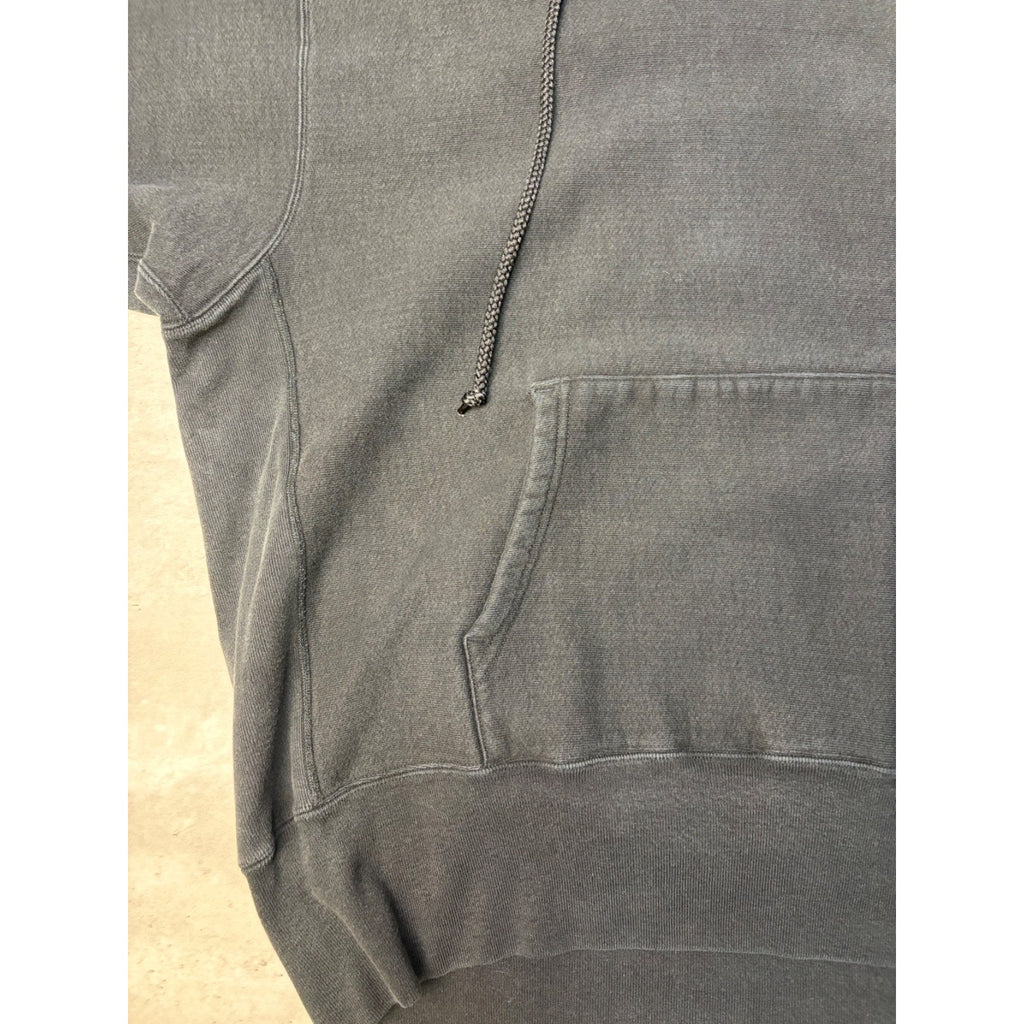 Vintage 90s Camber Black Hooded Pullover Sweatshirt Size 2XL