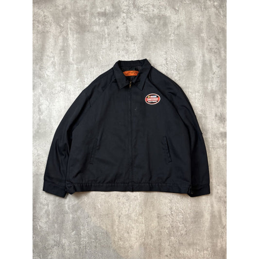 Vintage Nascar Insulated Embroidered Patch Workwear Jacket Size 2XL