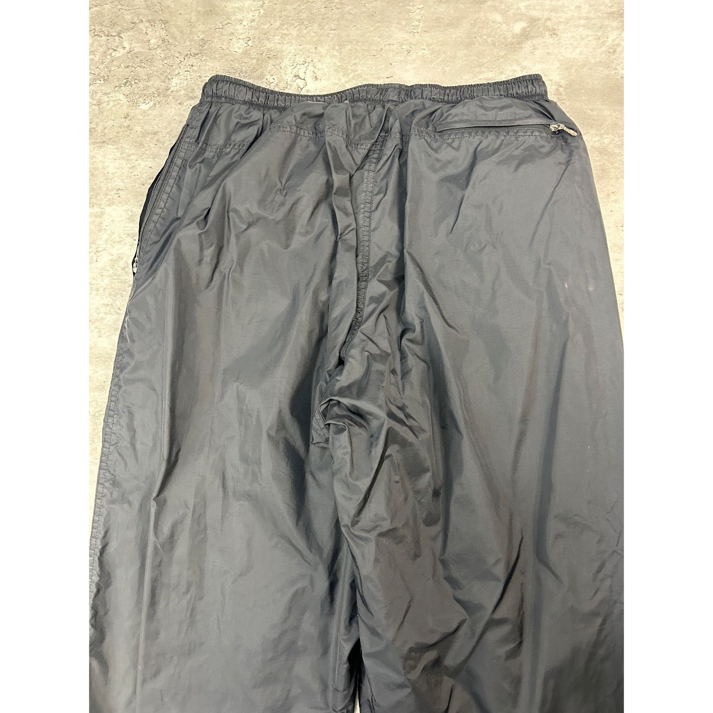 Vintage 2000s Nike Embroidered Swoosh Nylon Track Pants Size Large