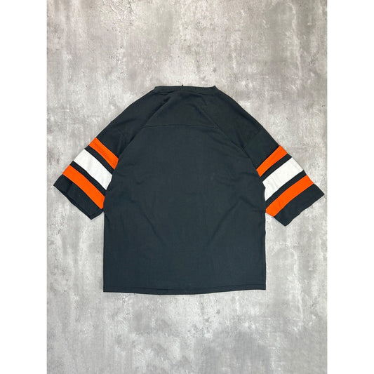 Vintage 90s Cincinnati Bengals NFL Logo 7 Football Jersey Size Large Black