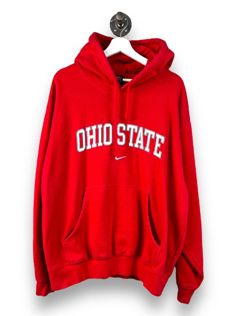 Vintage Nike Ohio State Buckeyes Embroidered Mini Swoosh Sweatshirt Size XL