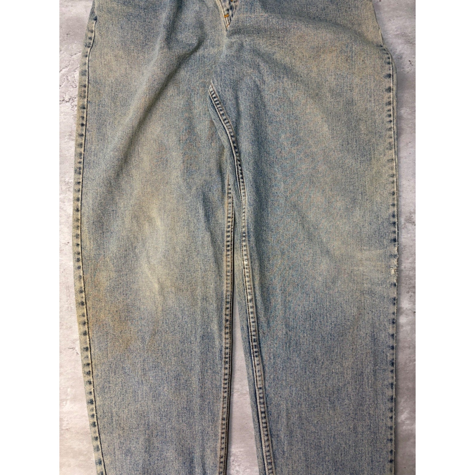 Vintage 90s Levis 560 Red Tab Light Wash Denim Pants Size 35
