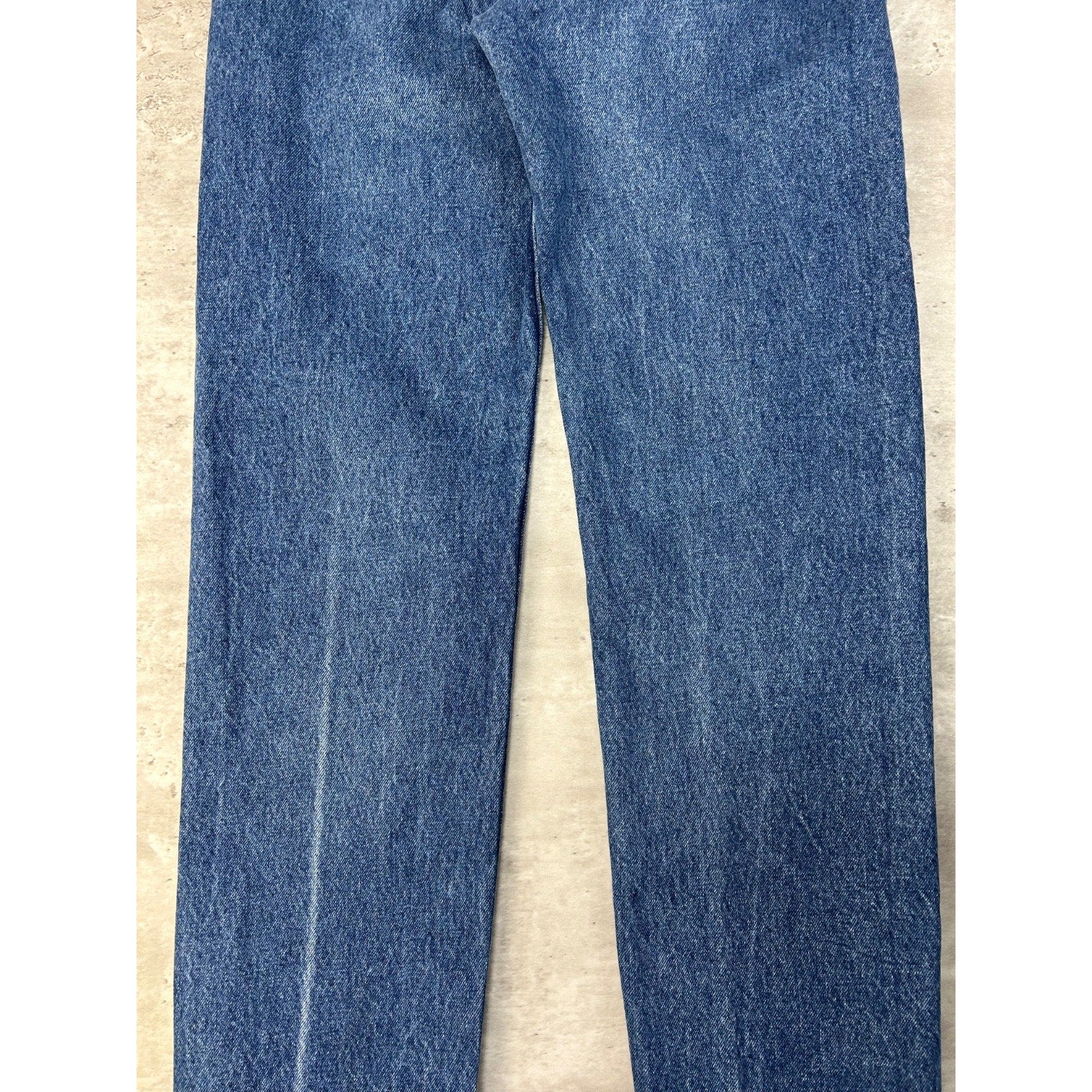 Vintage 80s Levis XX 505-0217 Dark Wash Denim Pants Size 32