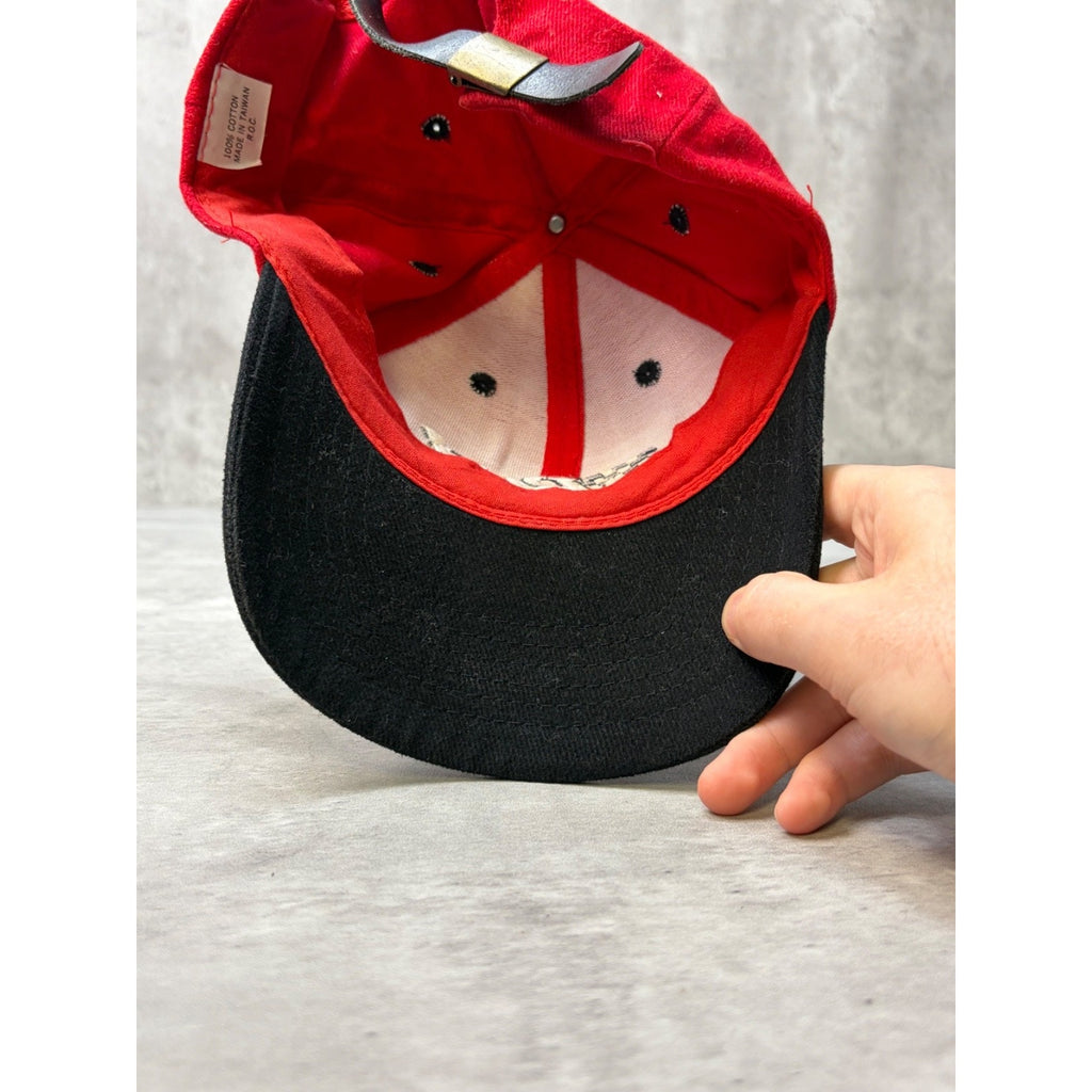 Vintage Bud Racing Nascar Embroidered Logo Strapback Hat OSFA