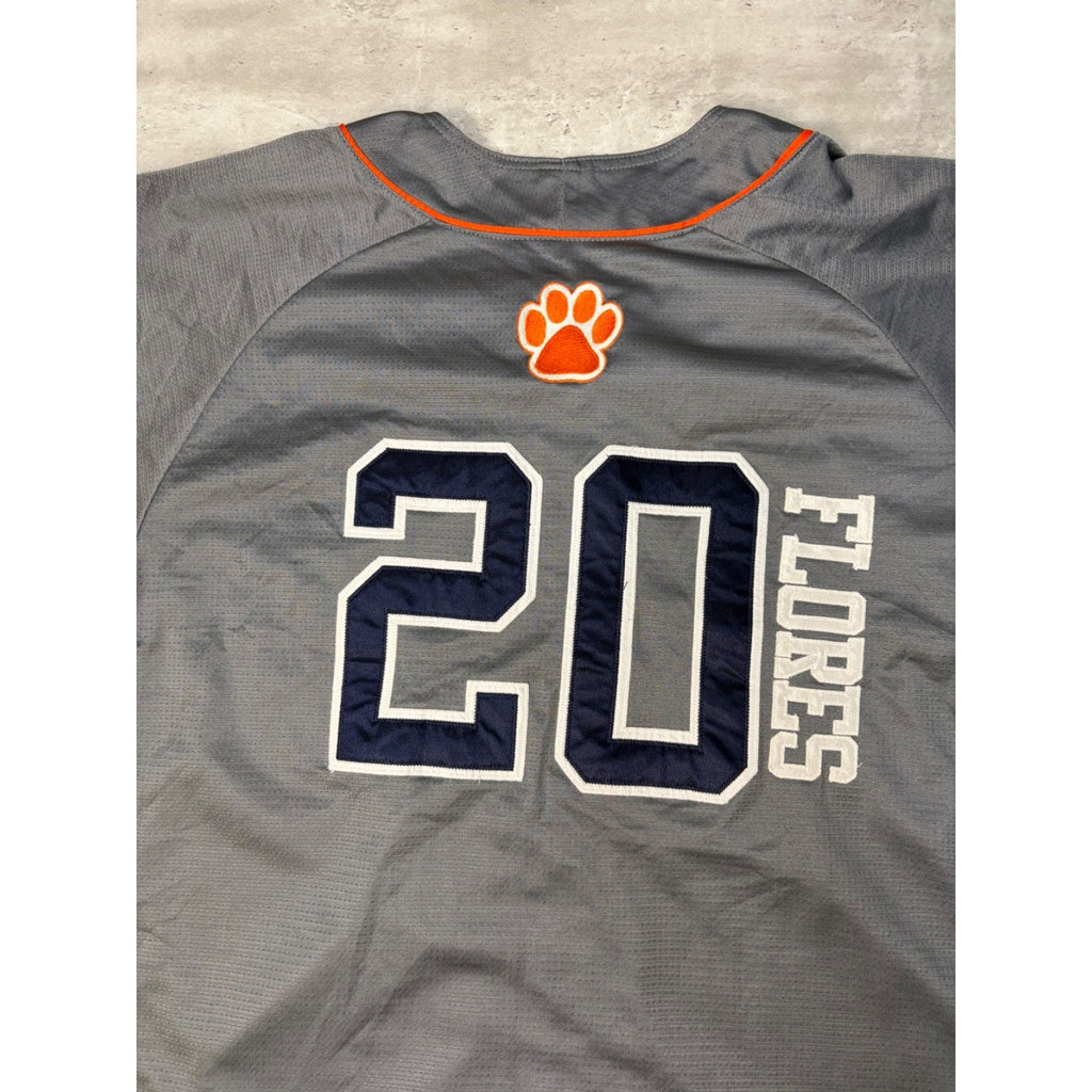 Womens Clemson Tigers Flores #20 NCAA Collegiate Baseball Jersey Size XL