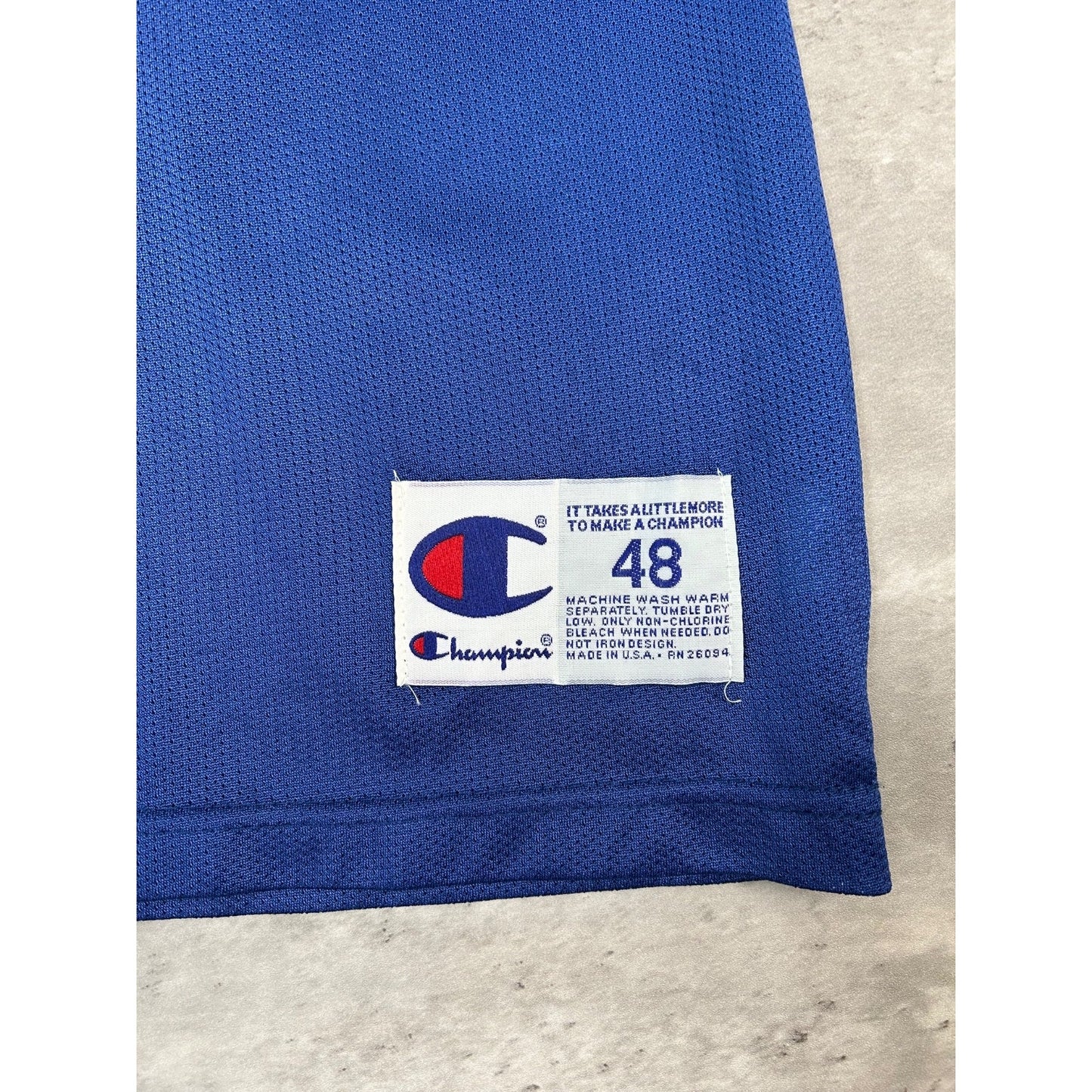 Vintage Grant Hill #33 Detroit Pistons NBA Champion Basketball Jersey Size XL