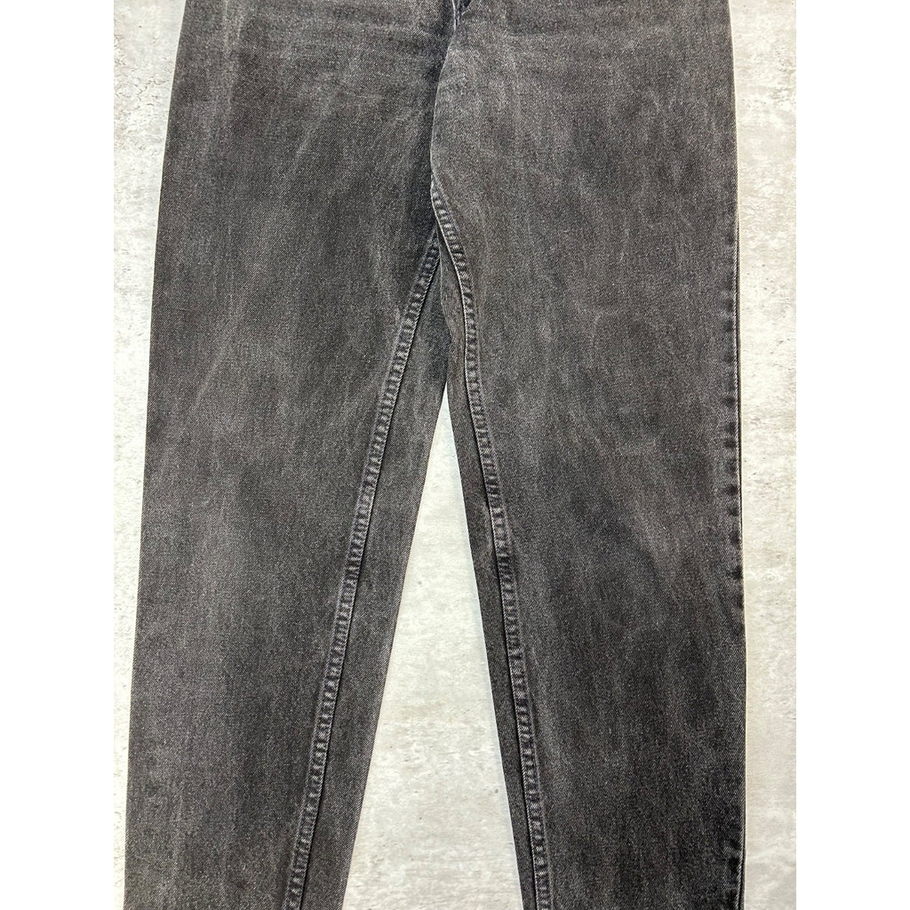 Vintage 90s Levis 550 Red Tab Relaxed Fit Black Denim Pants Size 28