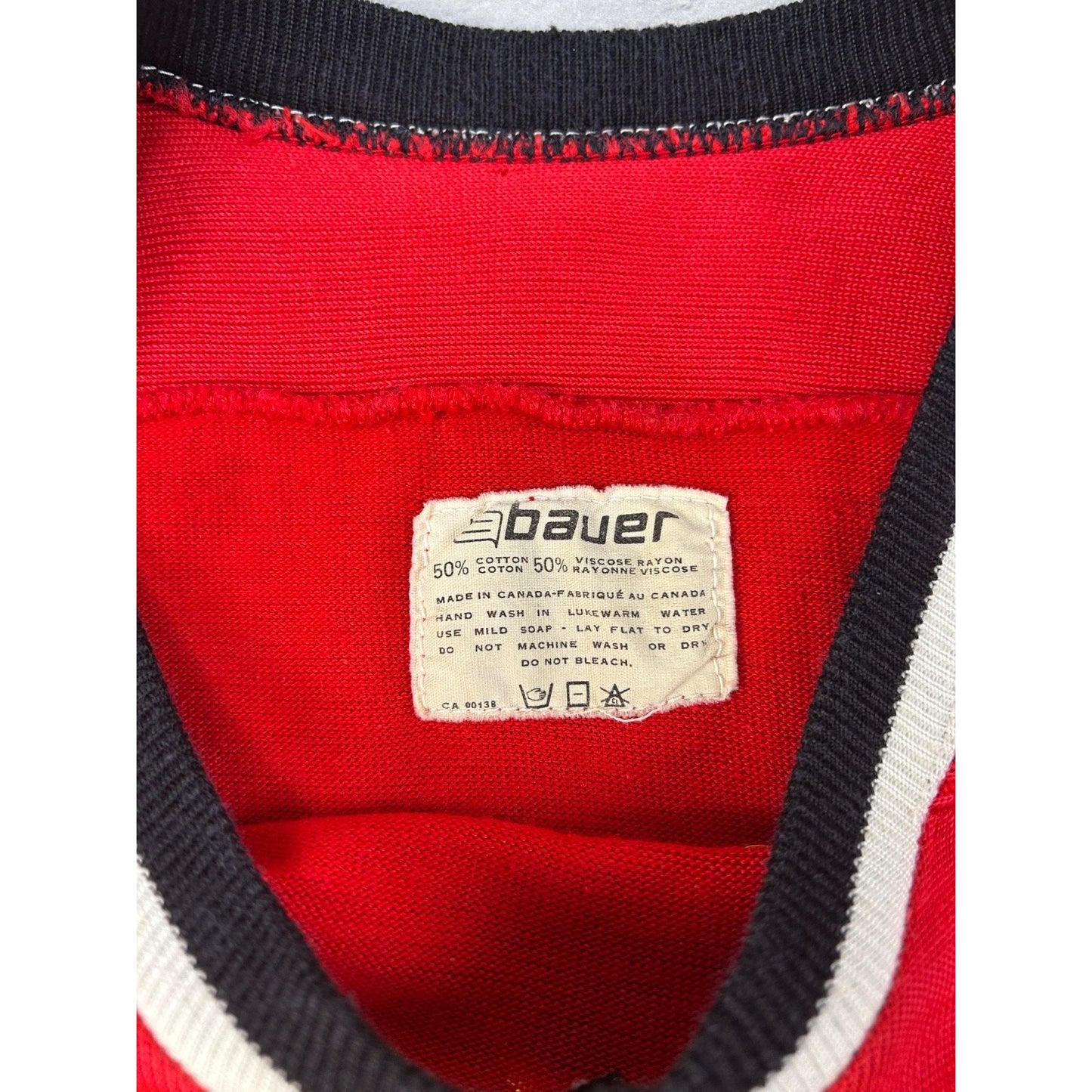 Vintage 70s/80s Chicago Blackhawks #35 NHL Hockey Jersey Size Medium