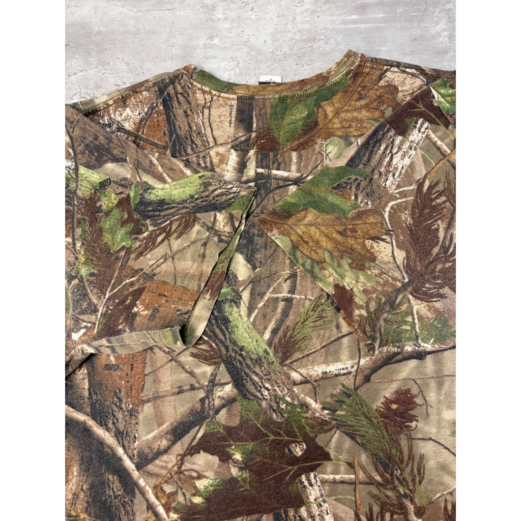Vintage Code V Apg Tree Camo Hunting T-Shirt Size XL